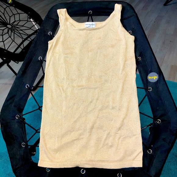 Bloomingdale’s Gold Dress - Picture 1 of 4